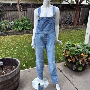Men's Vintage 90's Doc Dr. Martens Denim Bibs Bib Overalls USA Grunge Medium